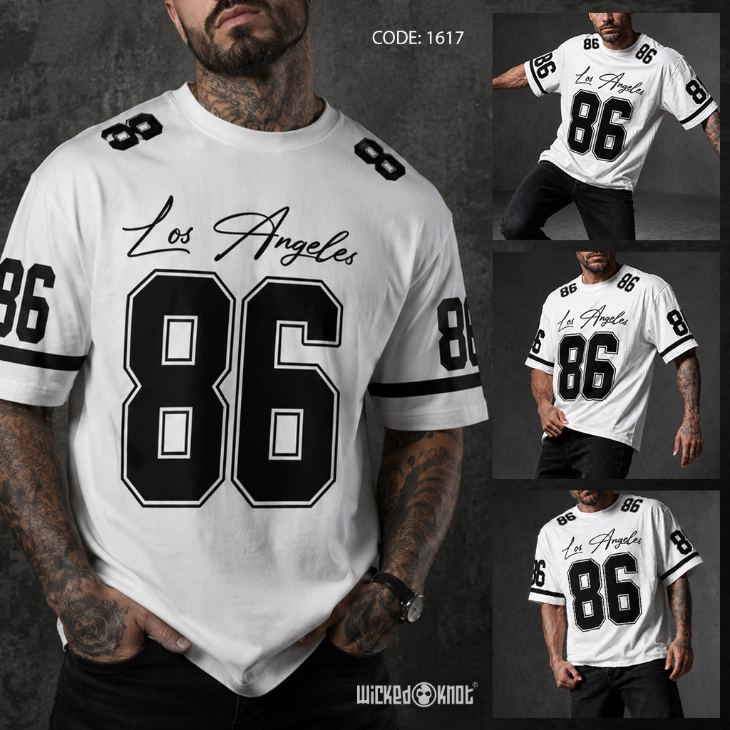 86 White - Oversize Tshirt -wks1617