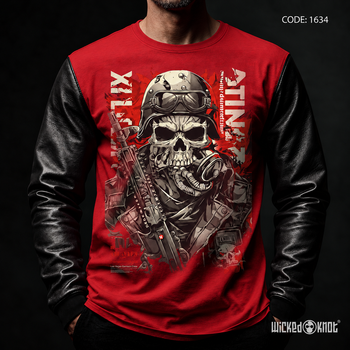 Battle - Long Sleeve T-Shirt wkb1637