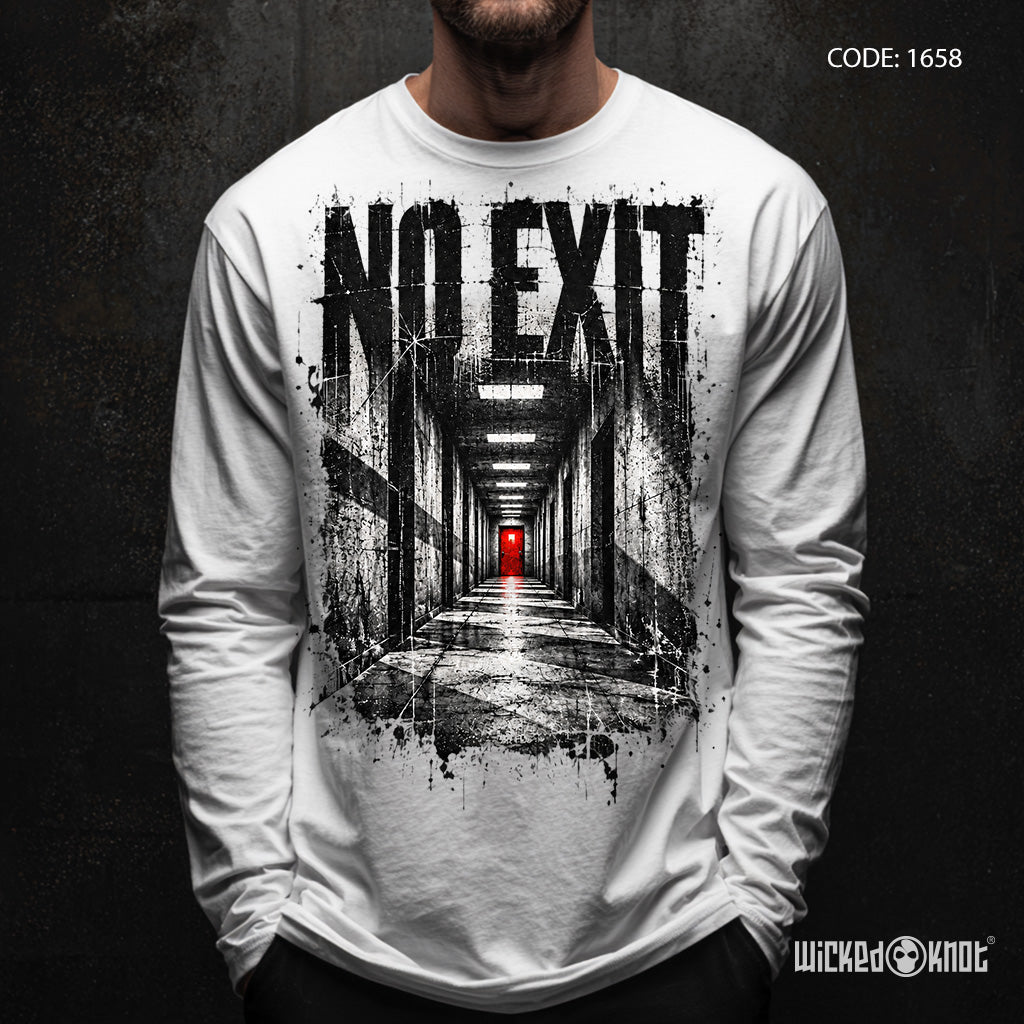 No Exit - Long Sleeve T-Shirt wkb1658