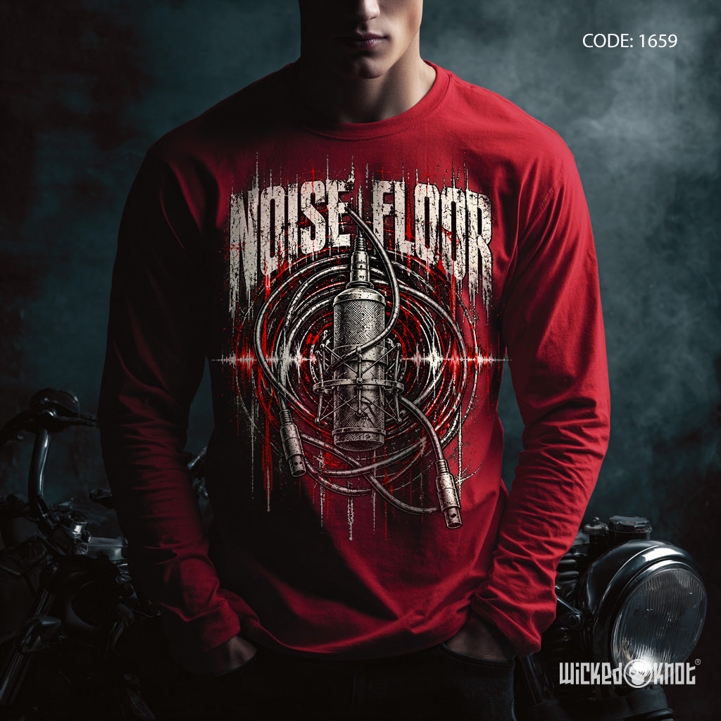 Noise Floor - Long Sleeve T-Shirt wkb1659