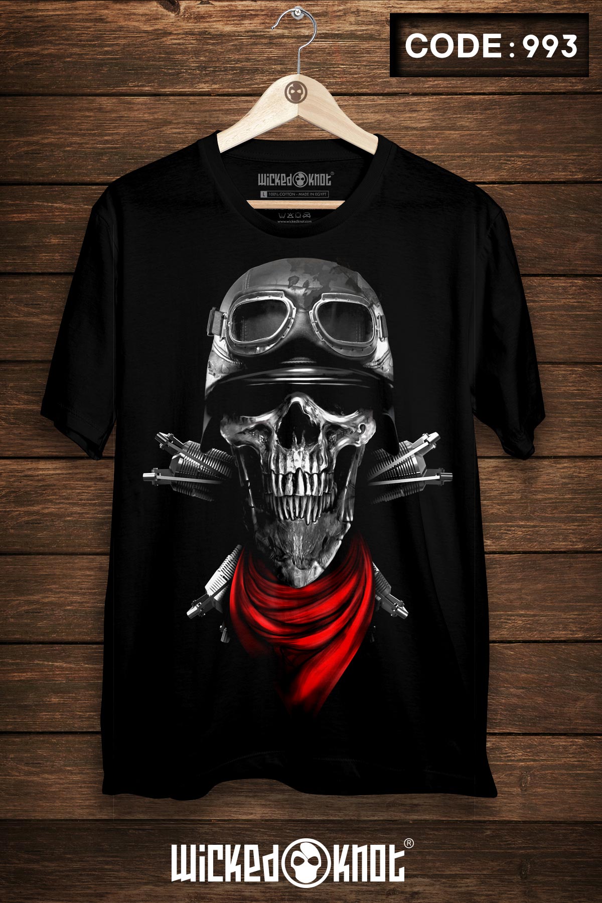 Biker Original Skull - wkb993
