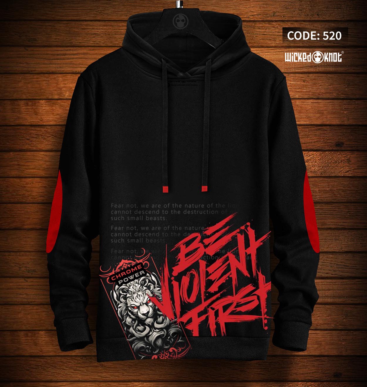 Violent First - Hoodie -wks520