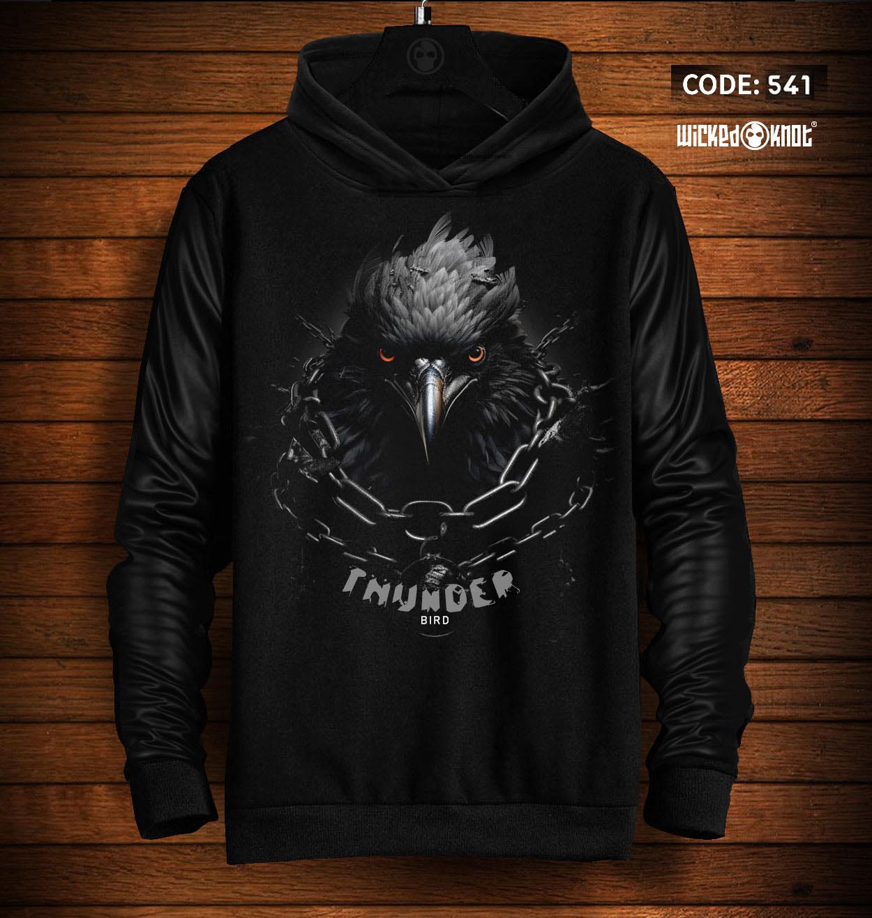 Thunder Bird - Avant Garde Hoodie -wks541
