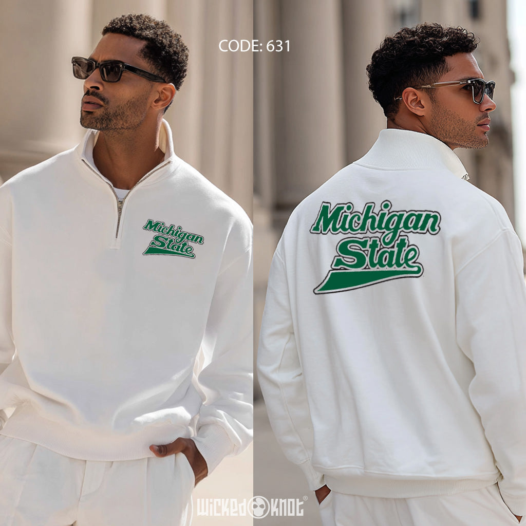 Michigan Quarter Zip Sweatshirt - wks631