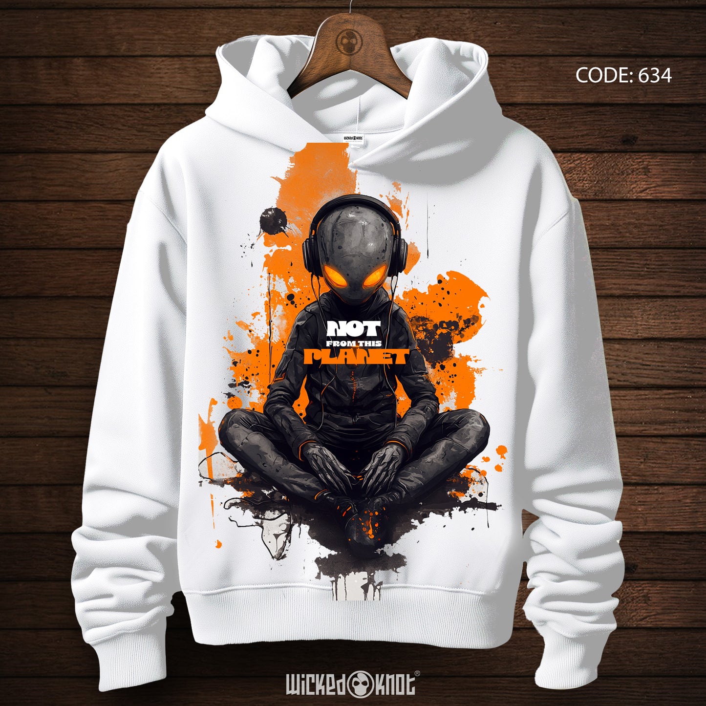 Not from this Planet Hoodie - wks634