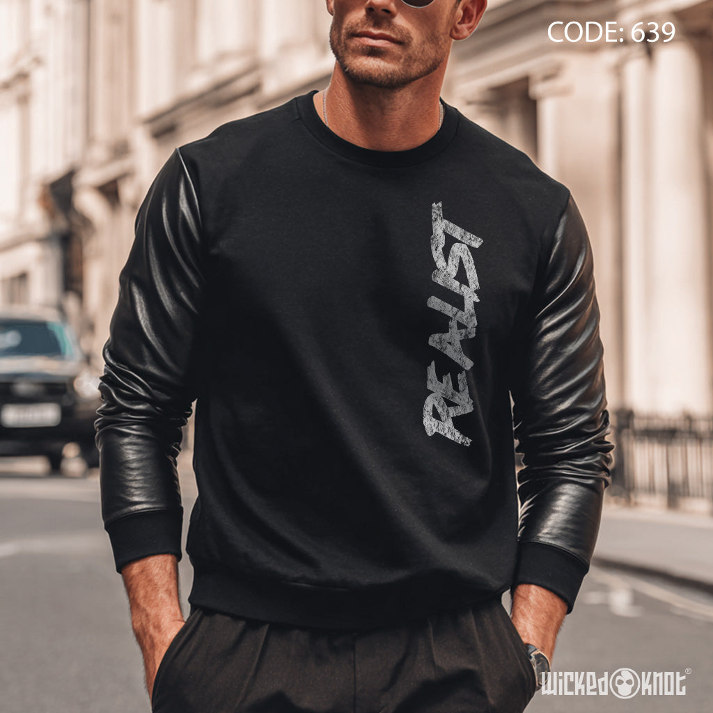 Realist Avant Garde C Neck Sweatshirt - wks639