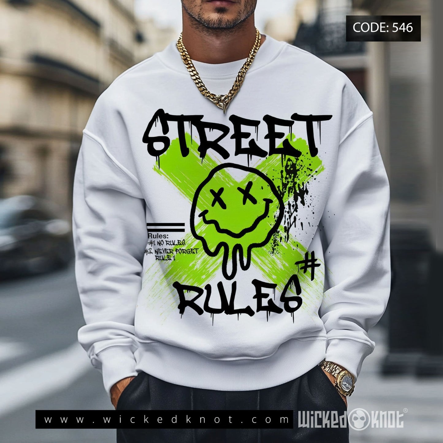 Street Rules - Sweater - wkb546