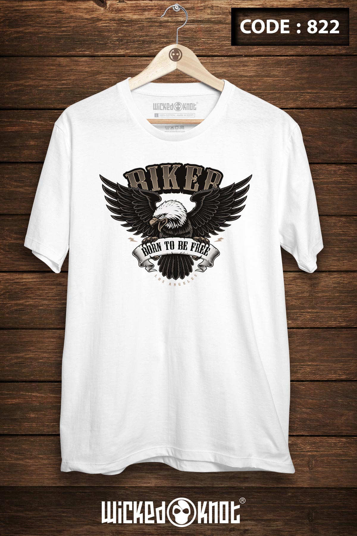 White Biker Eagle - WKB822