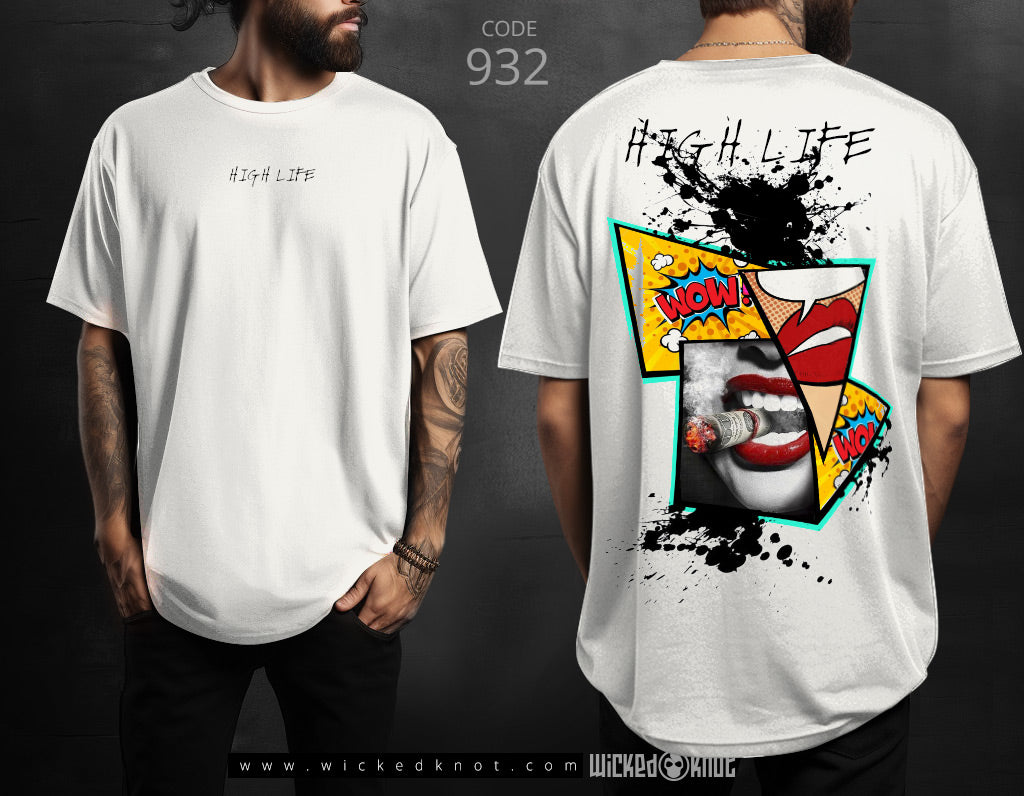 High Life - Oversize Tshirt -wks932
