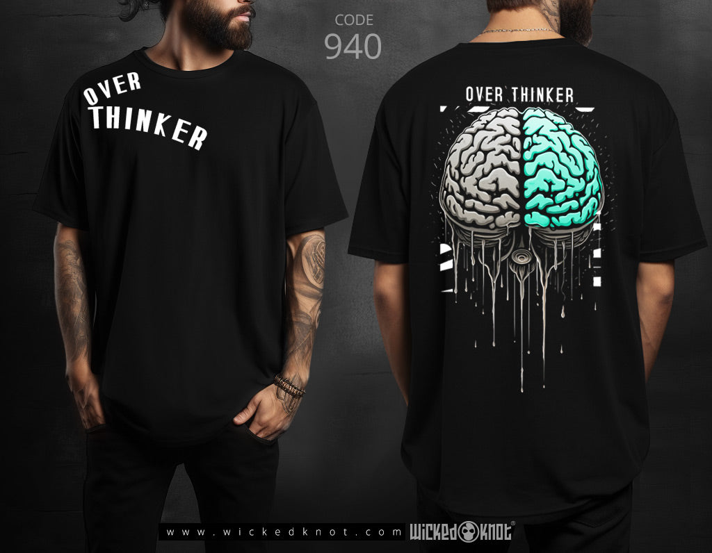 Over Thinker - Oversize Tshirt -wks940