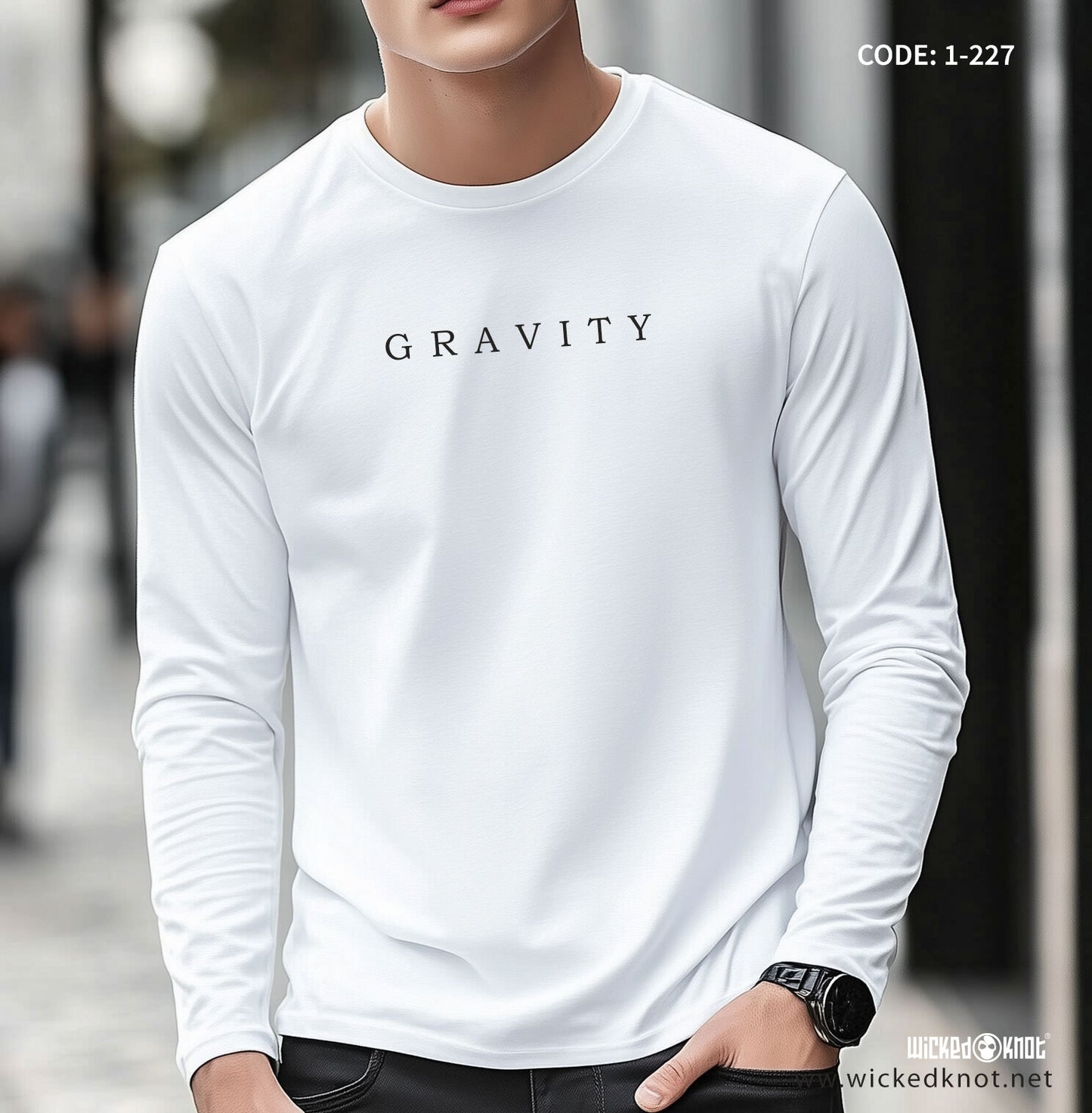 Gravity - Long Sleeve T-Shirt wkb1227