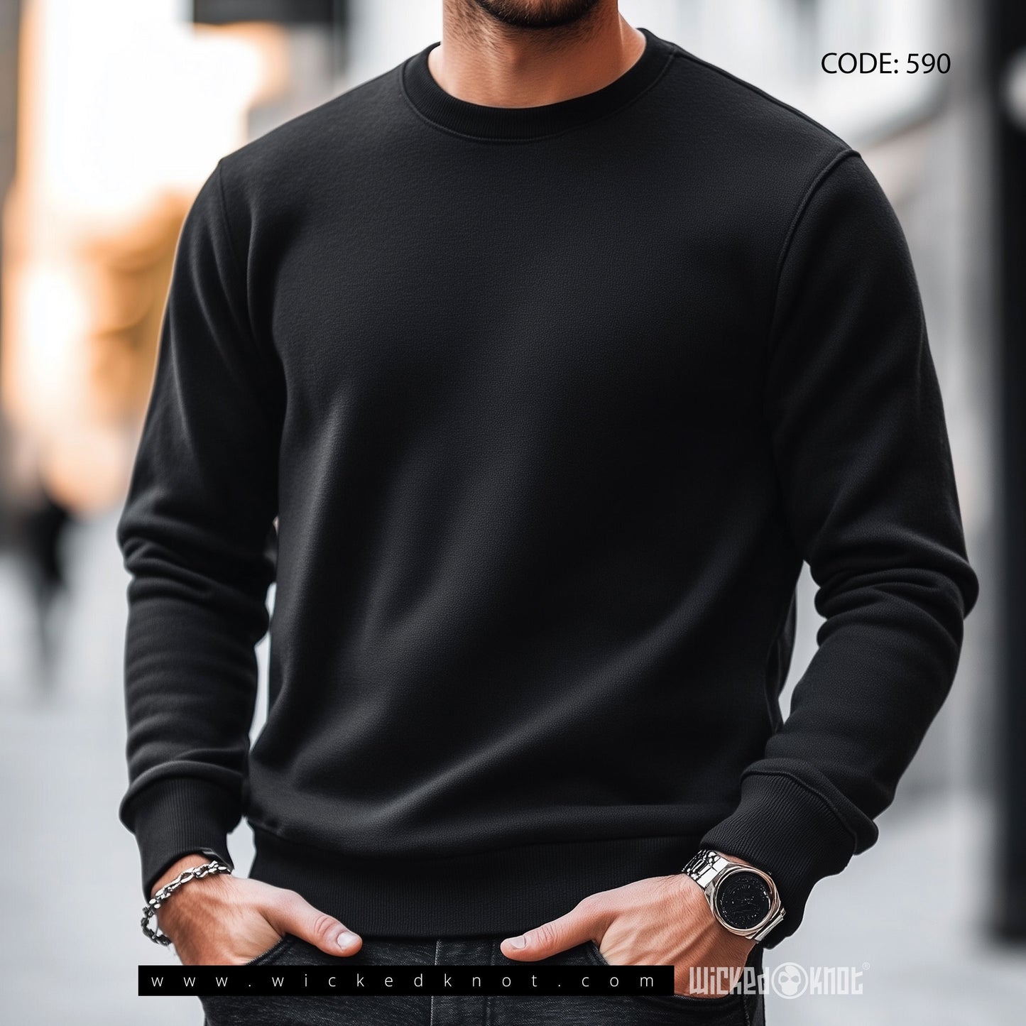 Black Sweater -wks590