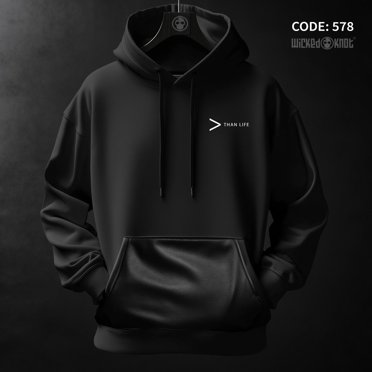 Bigger than Life - Avant Garde Hoodie -wks578