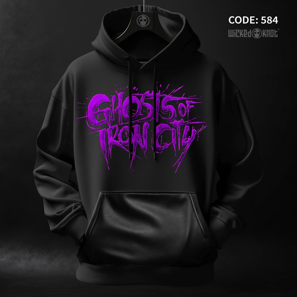 Ghosts of Iron City - Avant Garde Hoodie -wks584