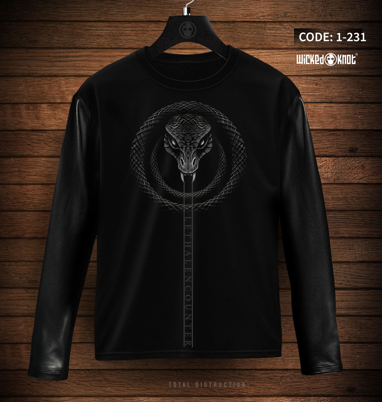 Lethal Encounter - Long Sleeve T-Shirt wkb1231