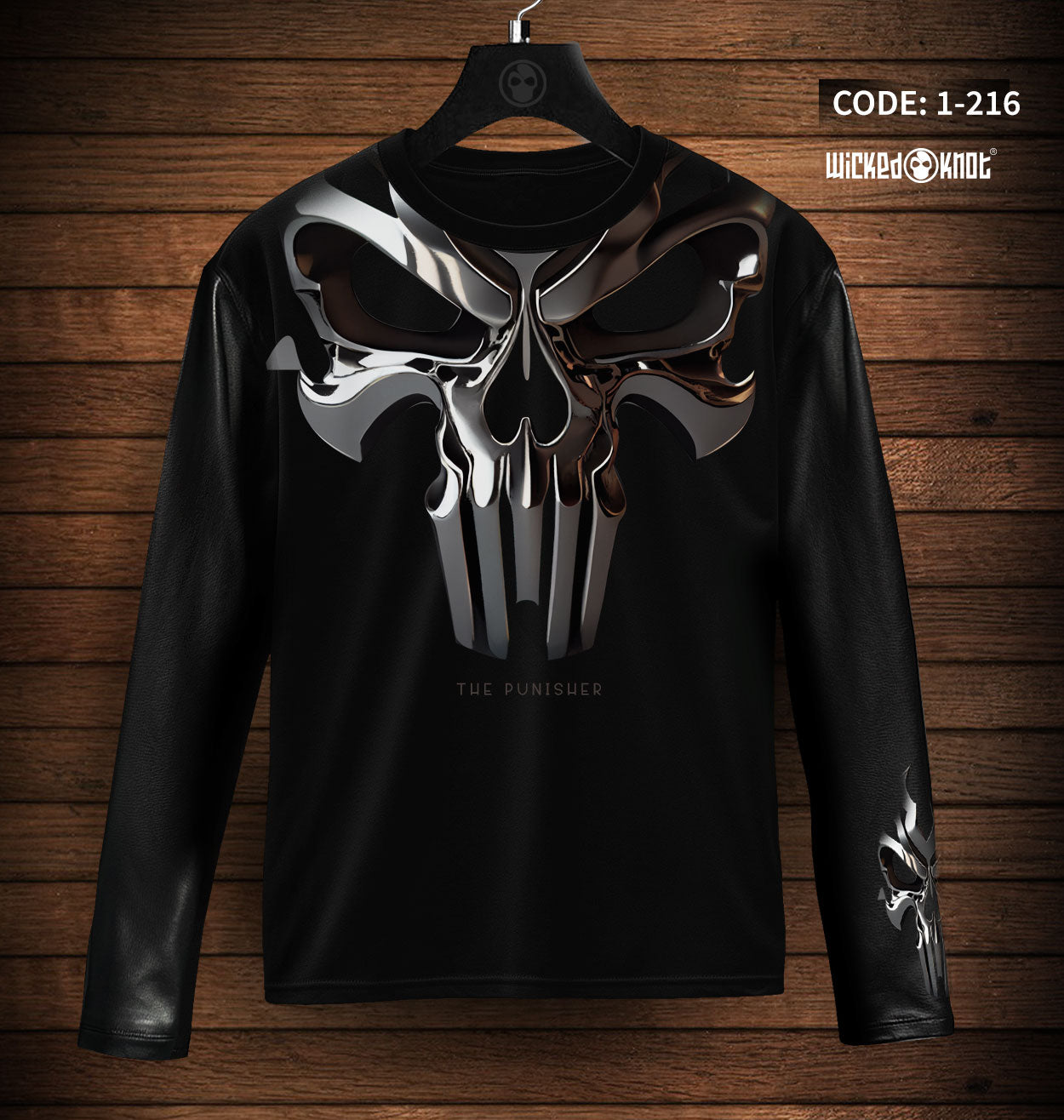 The Punisher - Long Sleeve T-Shirt wkb1216