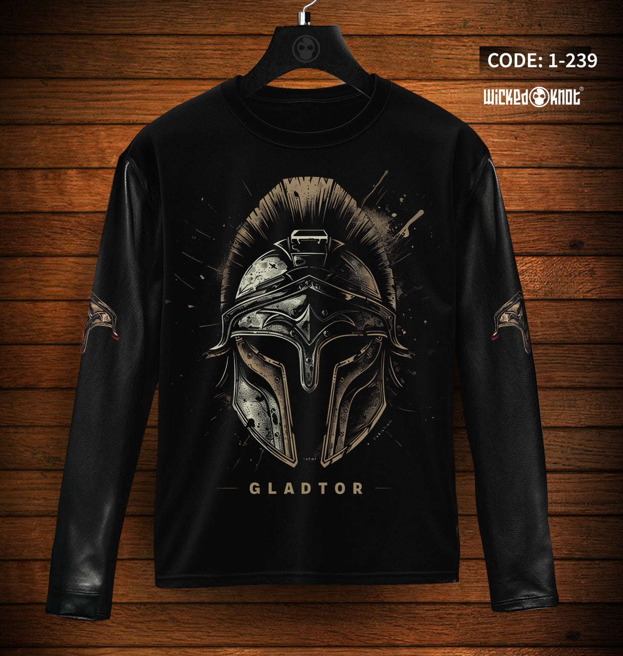 Gladiator - Long Sleeve T-Shirt wkb1239
