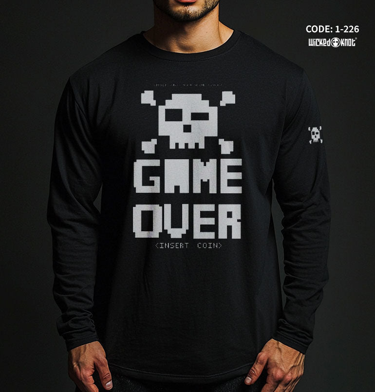 Game Over - Long Sleeve T-Shirt wkb1226