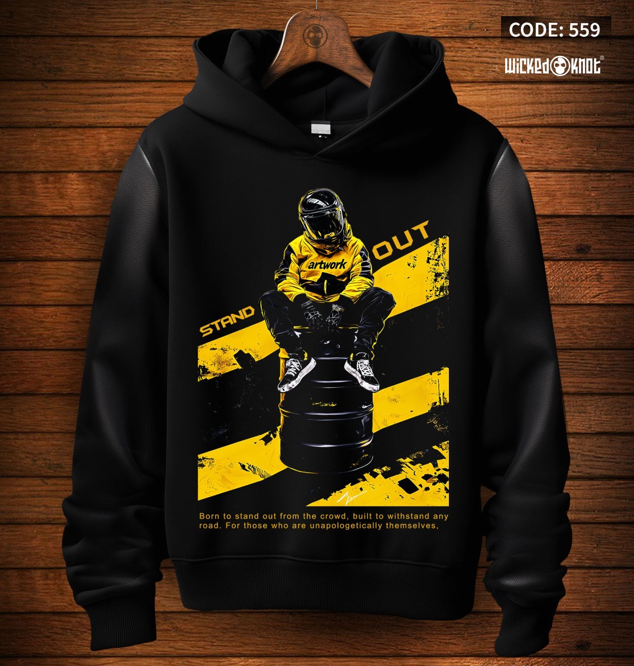 Stand Out - Avant Garde Hoodie -wks559