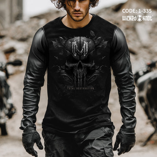 Total Destruction - Long Sleeve T-Shirt wkb1335