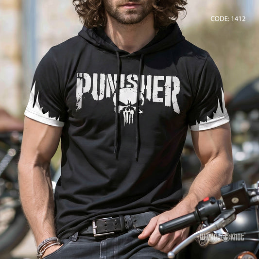 Punishment Arrived Hooded  Tshirt WKB1412