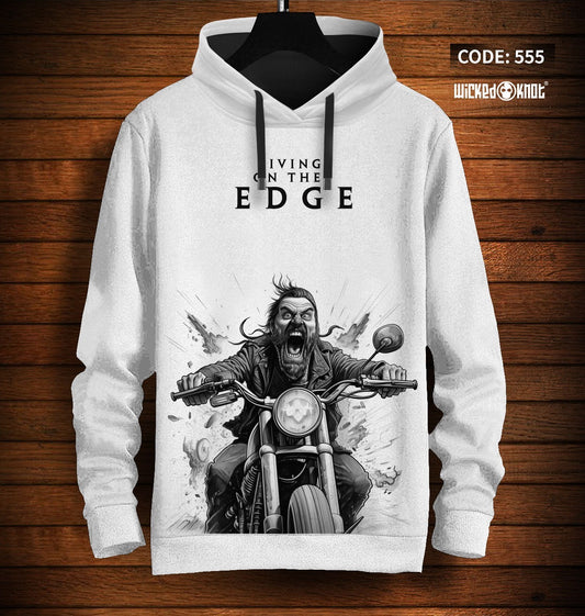 Living on the Edge - Hoodie -wks555