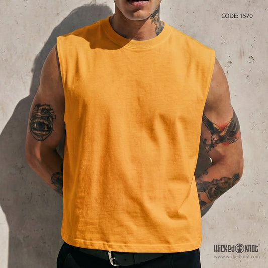Yellow - Tank Top - WKB1570