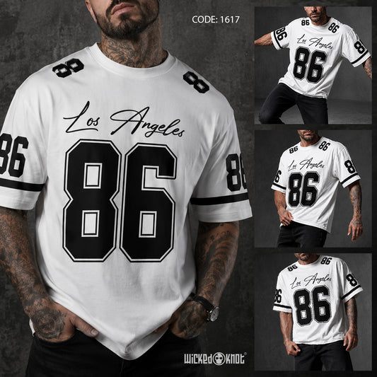 86 White  - Oversize Tshirt -wks1617