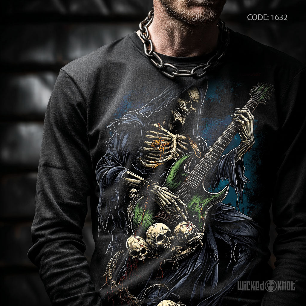 Dark Melody - Long Sleeve T-Shirt wkb1632