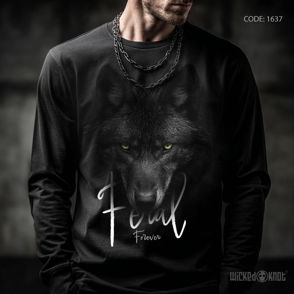 Feral  - Long Sleeve T-Shirt wkb1637