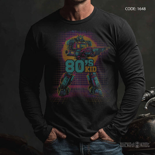 80s Kid - Long Sleeve T-Shirt wkb1648