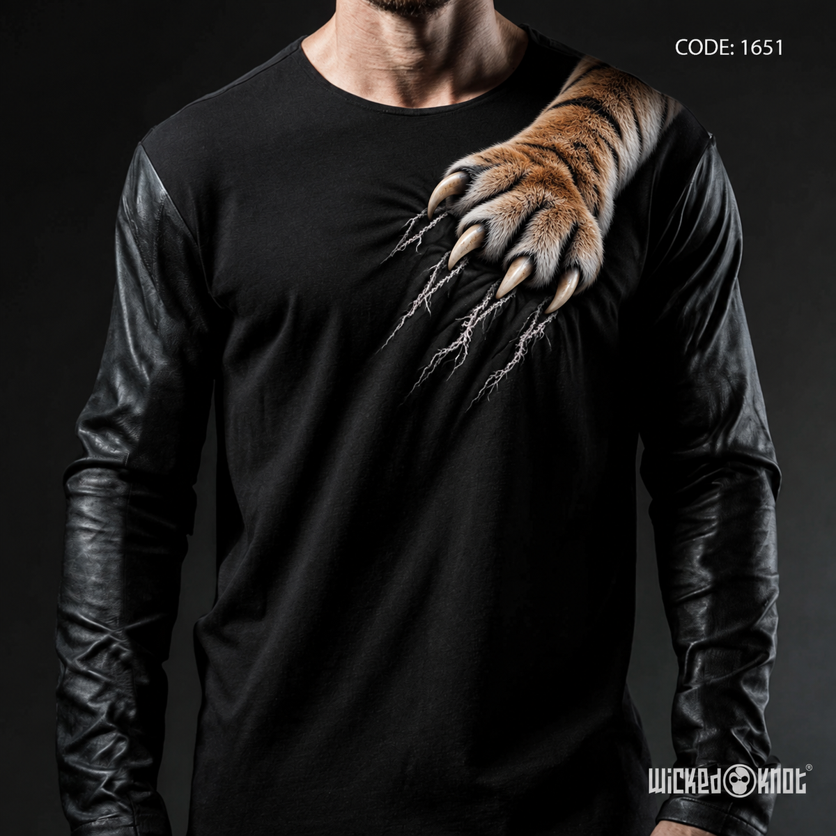 The Claw - Long Sleeve T-Shirt wkb1651