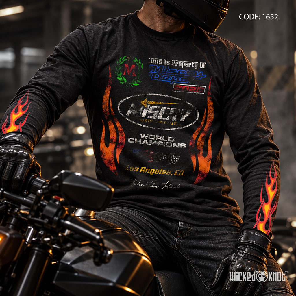 Misery - Long Sleeve T-Shirt wkb1652