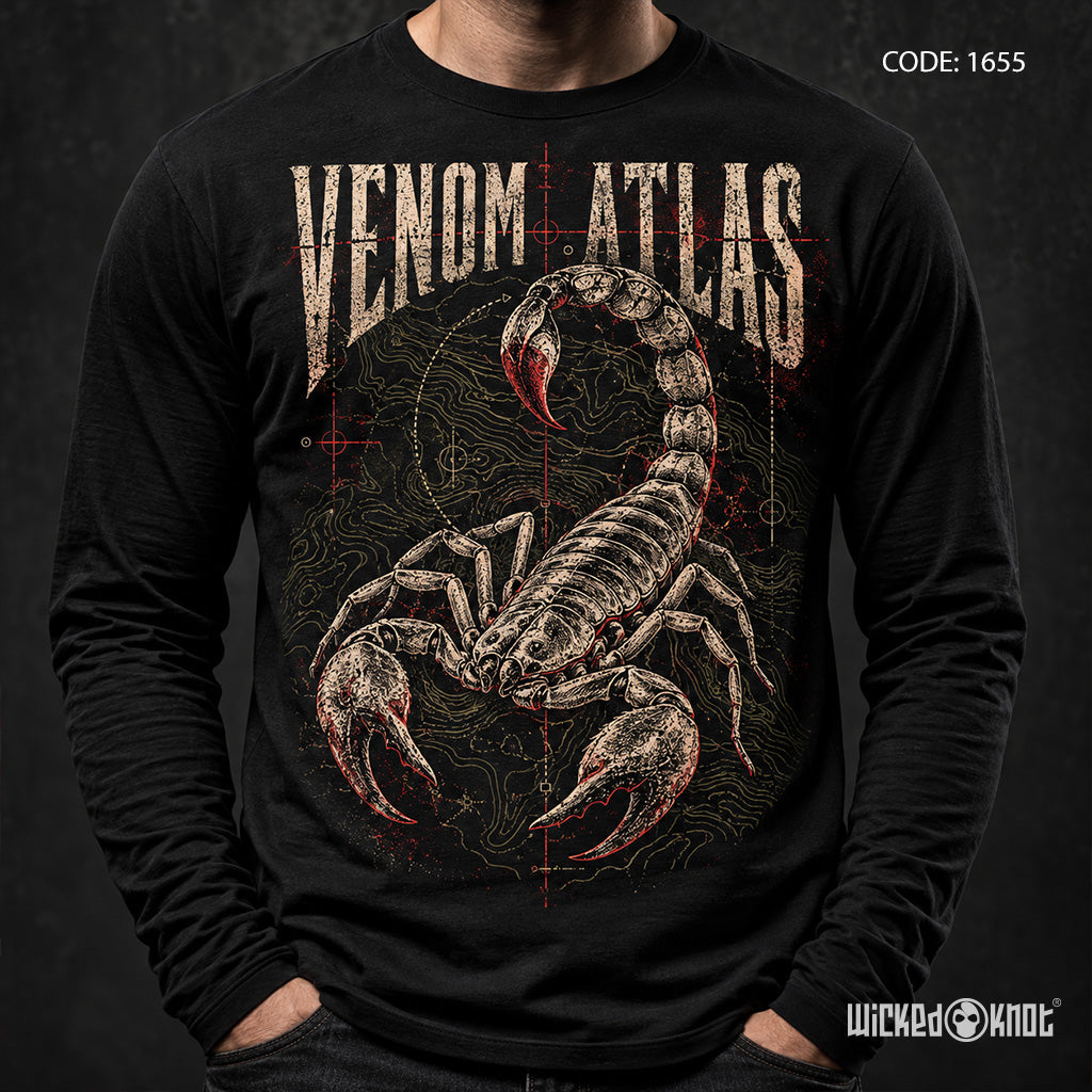 Venom Atlas - Long Sleeve T-Shirt wkb1655