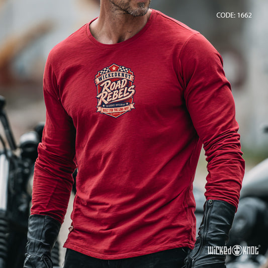 Road Rebs - Long Sleeve T-Shirt wkb1662