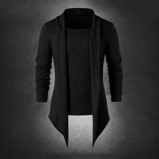 Black Avant Garde Turn Down Collar - wkbin02