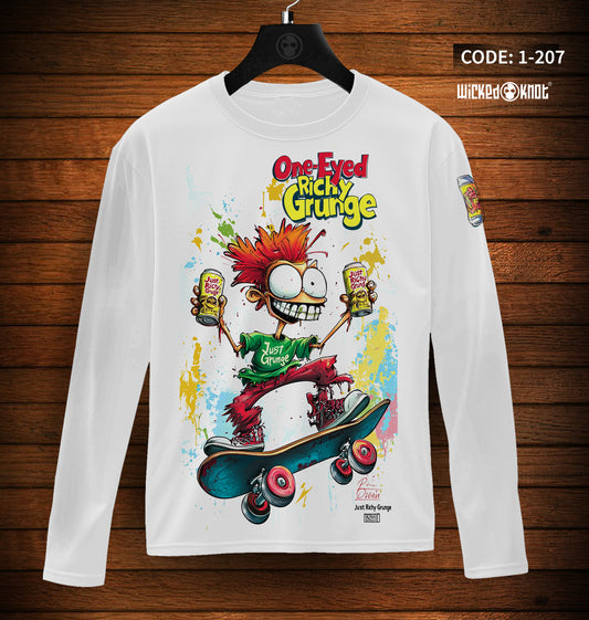 One Eyed - Long Sleeve T-Shirt wkb1207