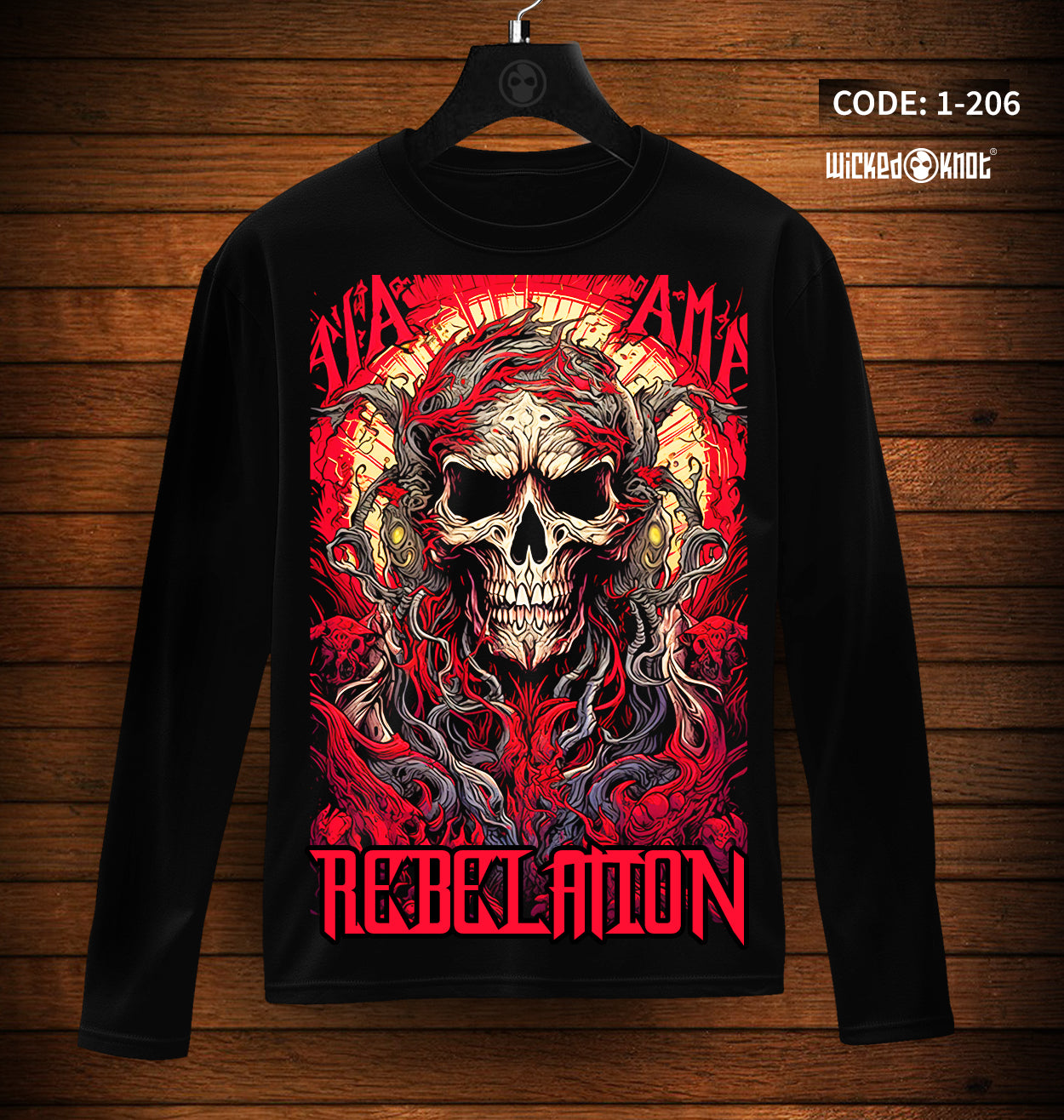 Rebelation - Long Sleeve T-Shirt WKB1206