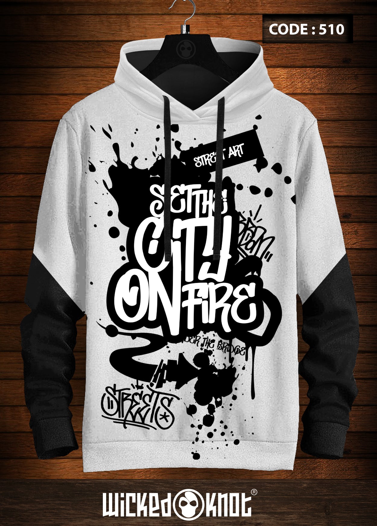 Set the City on Fire - Hoodie -wks510