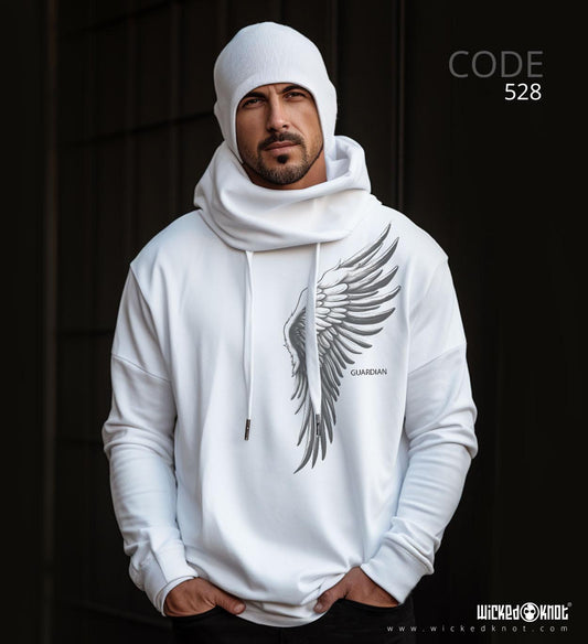 The White Guardian- Avant Garde Hoodie -wks528