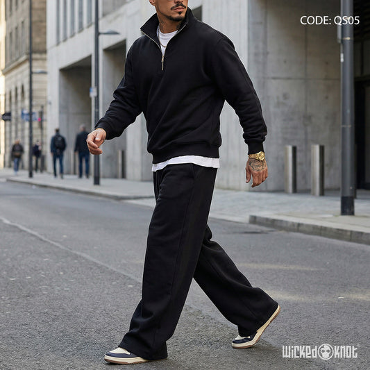 Black Quarter and Pants  - Full Set - QS05