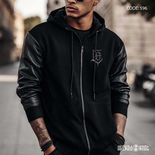 Wired zipper Hoodie - wks596