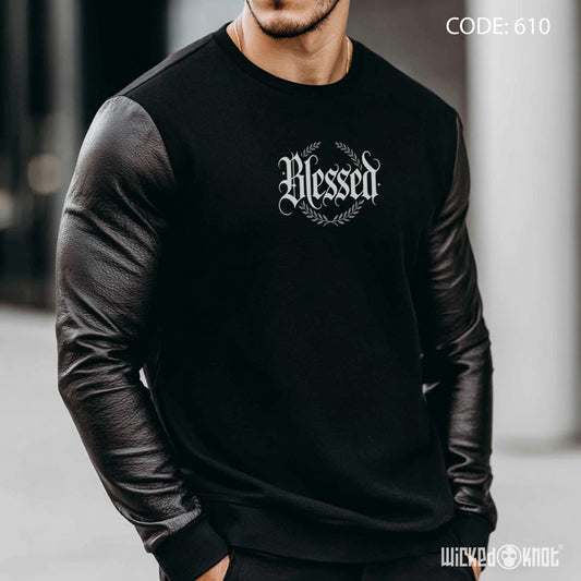 Blessed Avant Garde C Neck Sweatshirt - wks610