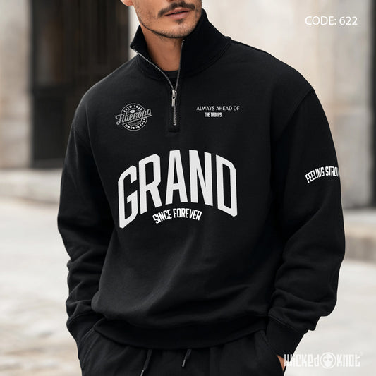 Grand Quarter Zip Sweatshirt - wks622