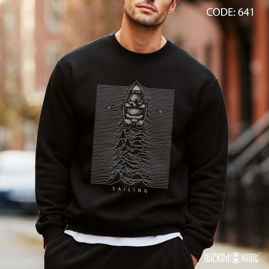 Sailing C Neck Sweatshirt - wks641