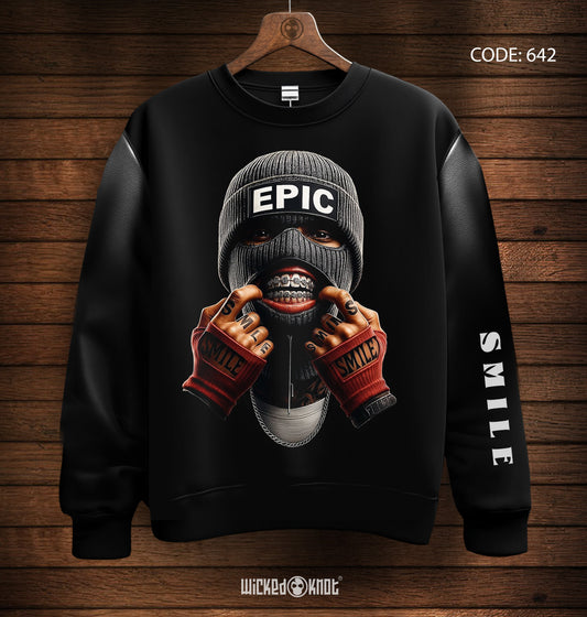 Epic Avant Garde C Neck Sweatshirt - wks642