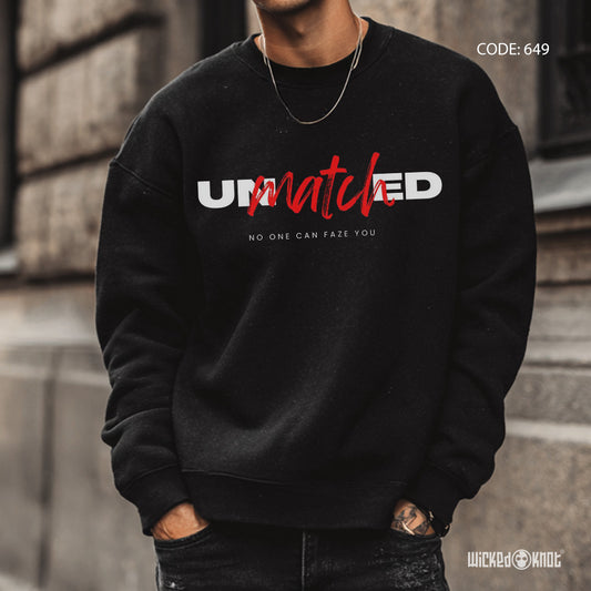 Unmatched C Neck Sweatshirt - wks649