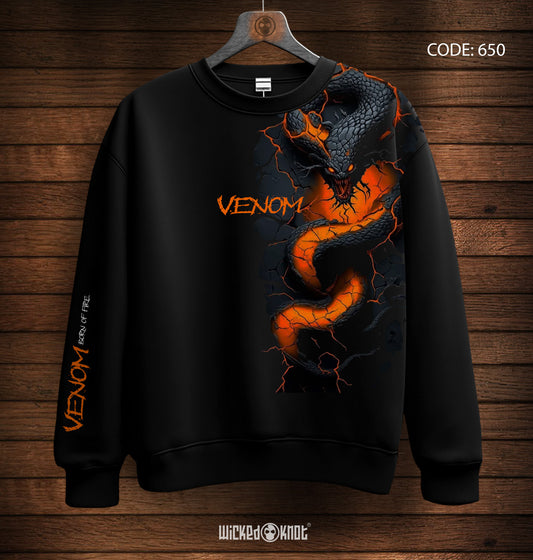Venom Avant Garde C Neck Sweatshirt - wks650