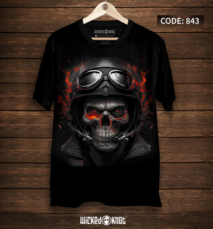 Biker Skull - wkb843