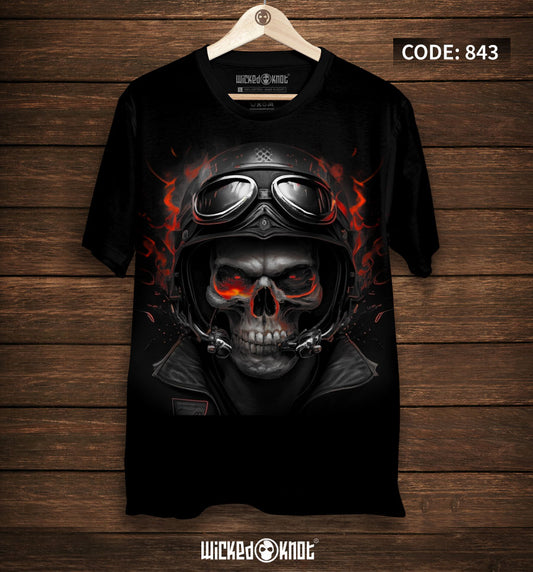 Biker Skull - wkb843